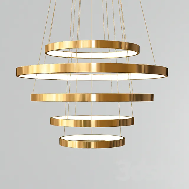 Aura Taso Chandelier 3D Model