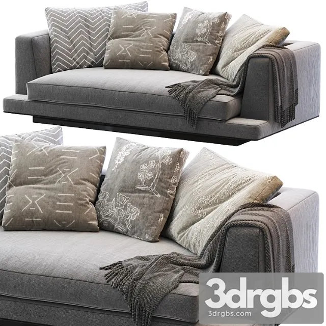 Aurae Maxalto Sofa 2 3D Model Download Aurae Maxalto Sofa 2 3D Model Download