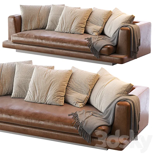 Aurae maxalto sofa 3D Model Aurae maxalto sofa 3D Model