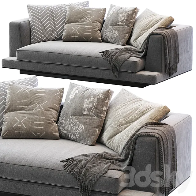 Aurae maxalto sofa 3D Model Aurae maxalto sofa 3D Model