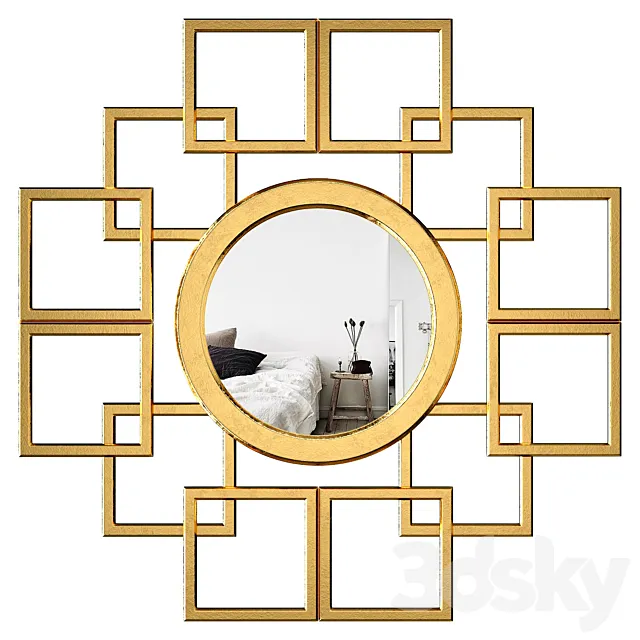 Aurelia Wall Mirror XPM1829 3D Model Aurelia Wall Mirror XPM1829 3D Model