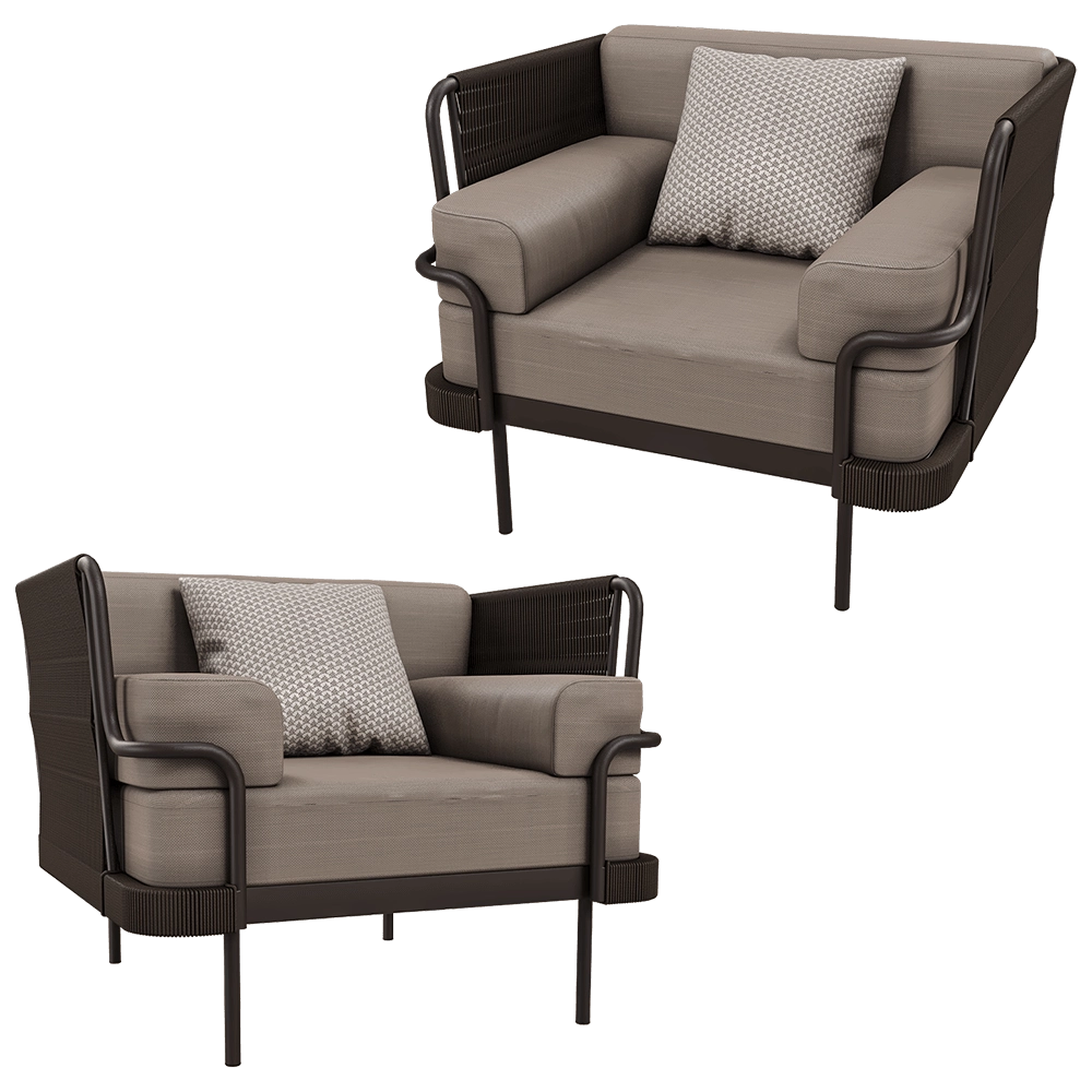 AURICA – Armchair Martinique 3D Model AURICA – Armchair Martinique 3D Model