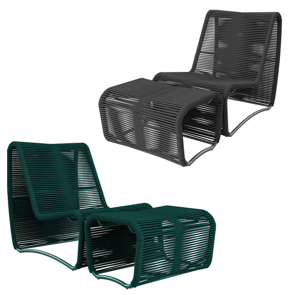 AURICA – Lounge chair Bali 3D Model AURICA – Lounge chair Bali 3D Model