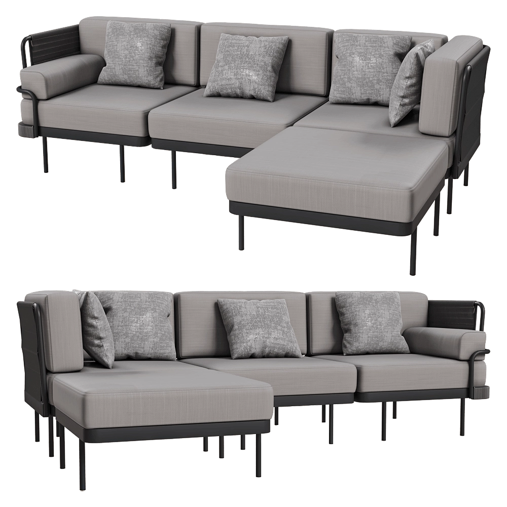 AURICA – Modular sofa Martinique 3D Model AURICA – Modular sofa Martinique 3D Model