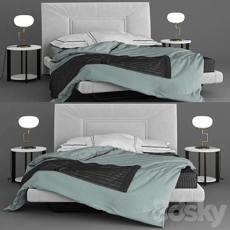 Aurora Uno Poltrona Frau 3D Model Free Download