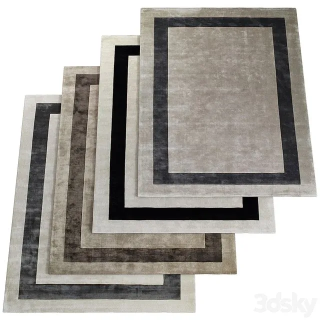 AUSTEN BORDER RUGS 3D Model AUSTEN BORDER RUGS 3D Model