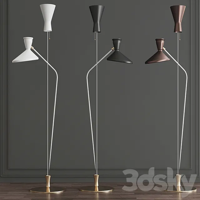 AUSTEN DUAL FUNCTION FLOOR LAMP 3D Model AUSTEN DUAL FUNCTION FLOOR LAMP 3D Model