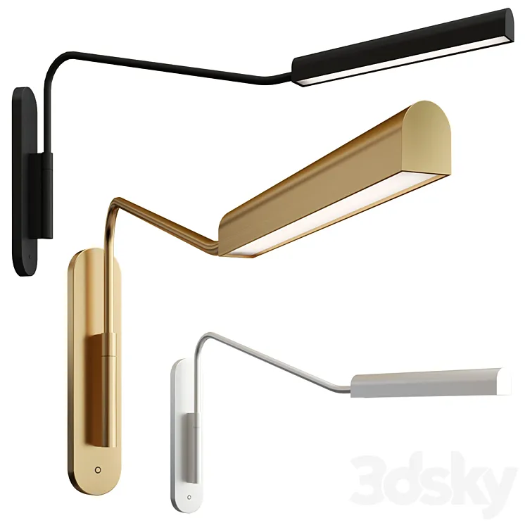 Austin Articulating Wall Light 3D Model Free Download