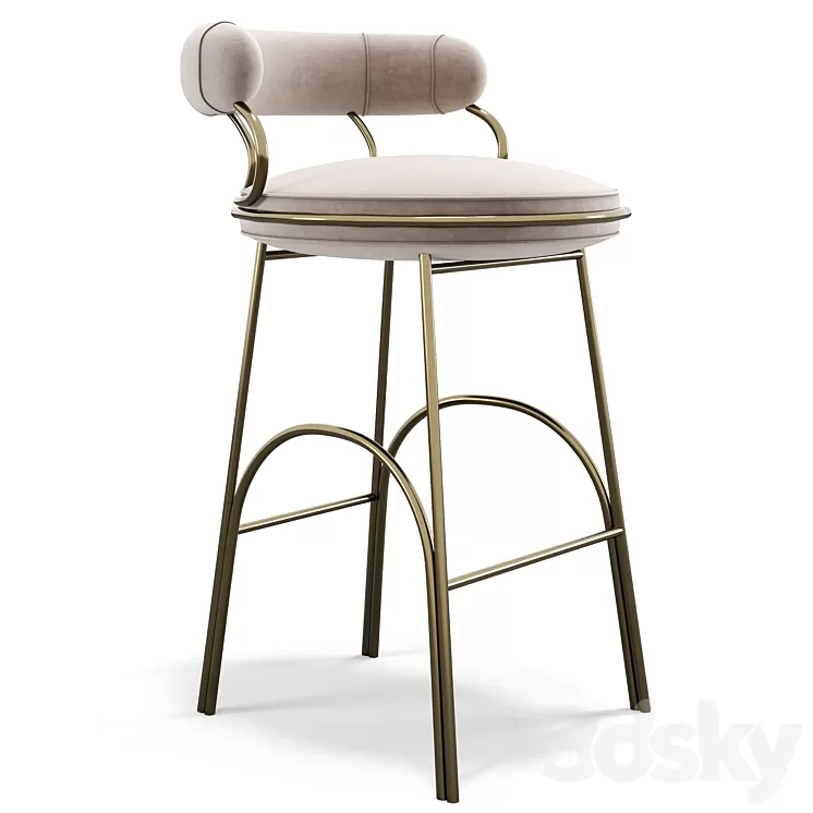 Austin Bar Chair 3D Model