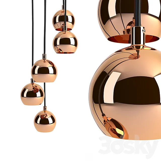 Austin Cluster Pendant 3D Model