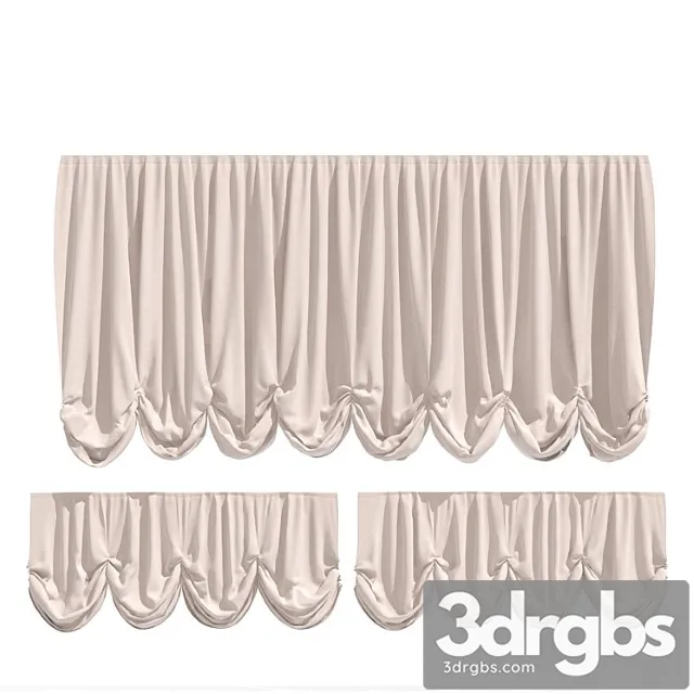 Austrian curtains 26 3D Model Download