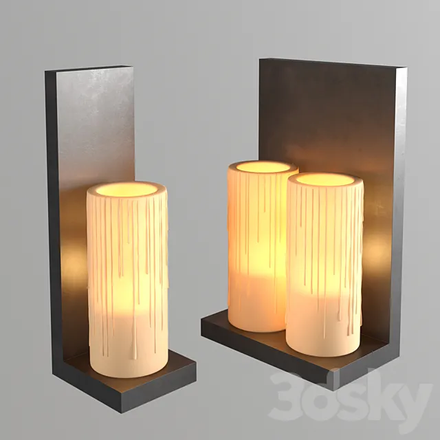 Authentage – Bellefeu Wall Candle 3DModel