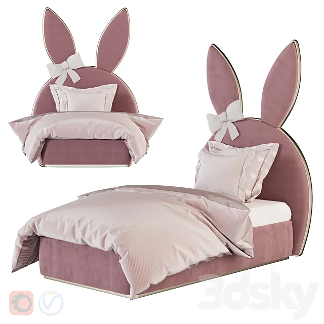 Author’s bunny bed 3DModel Author’s bunny bed 3DModel