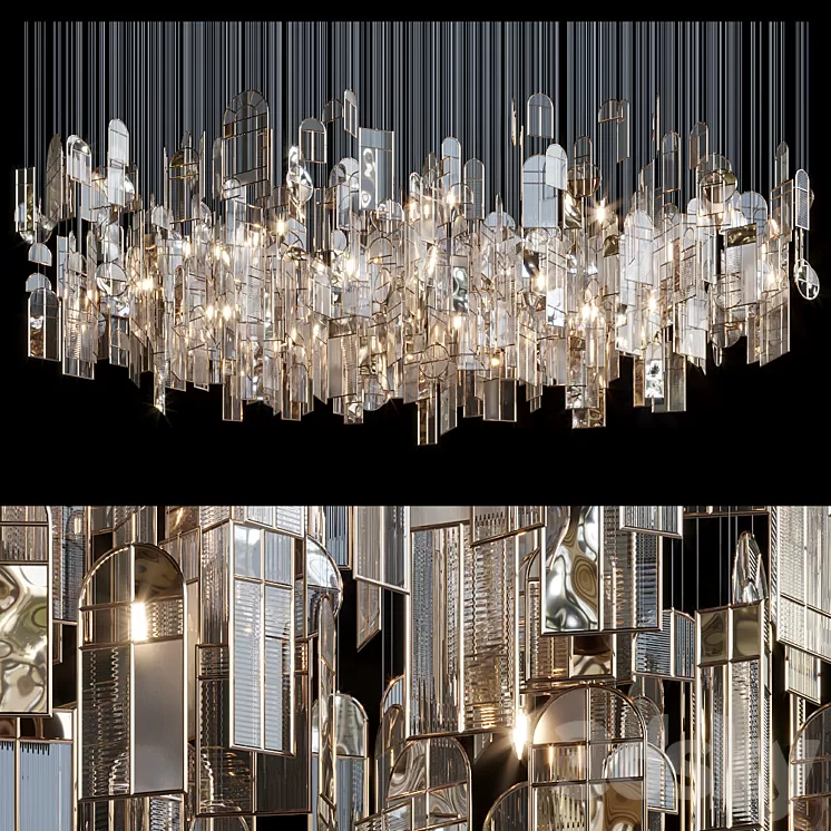 “Author's lamp “”Vargov Design”” – Petersburg” 3D Model Free Download