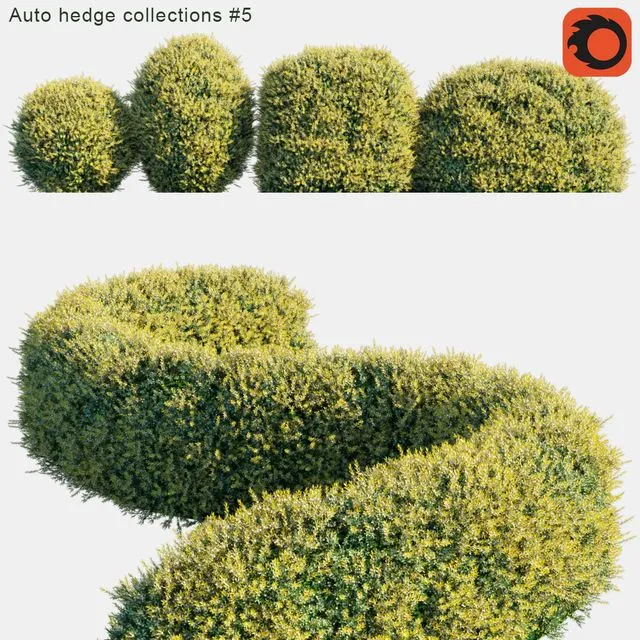 Auto hedge collections # 5 3D Model