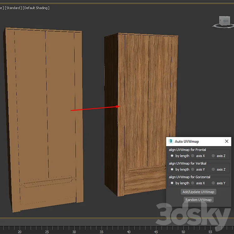 Auto UVWmap 3D Model Free Download