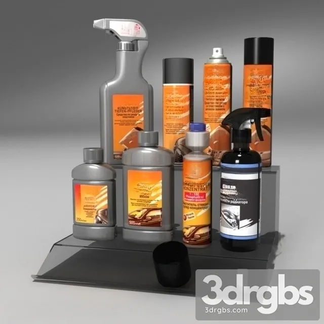 Autocosmetics Liqui Moly 3D Model Download