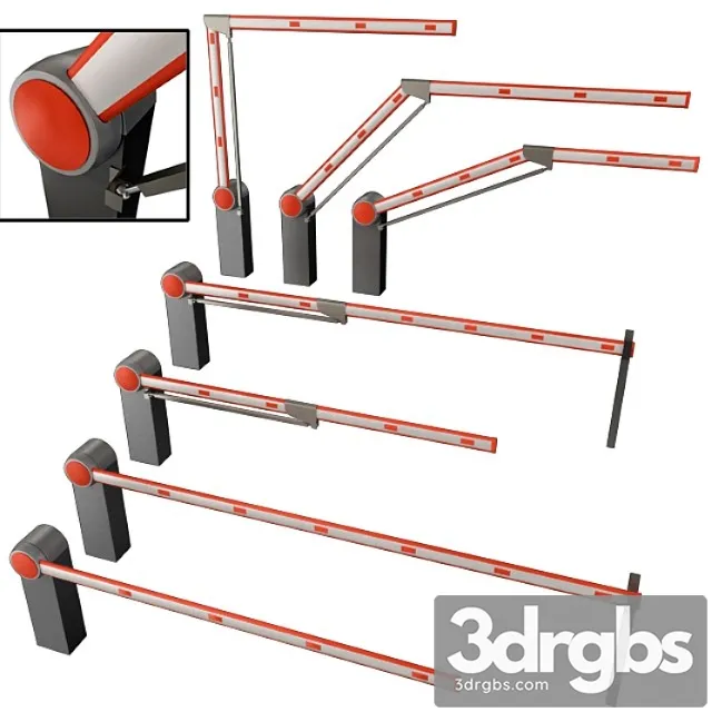 Automatic barrier 3D Model Download