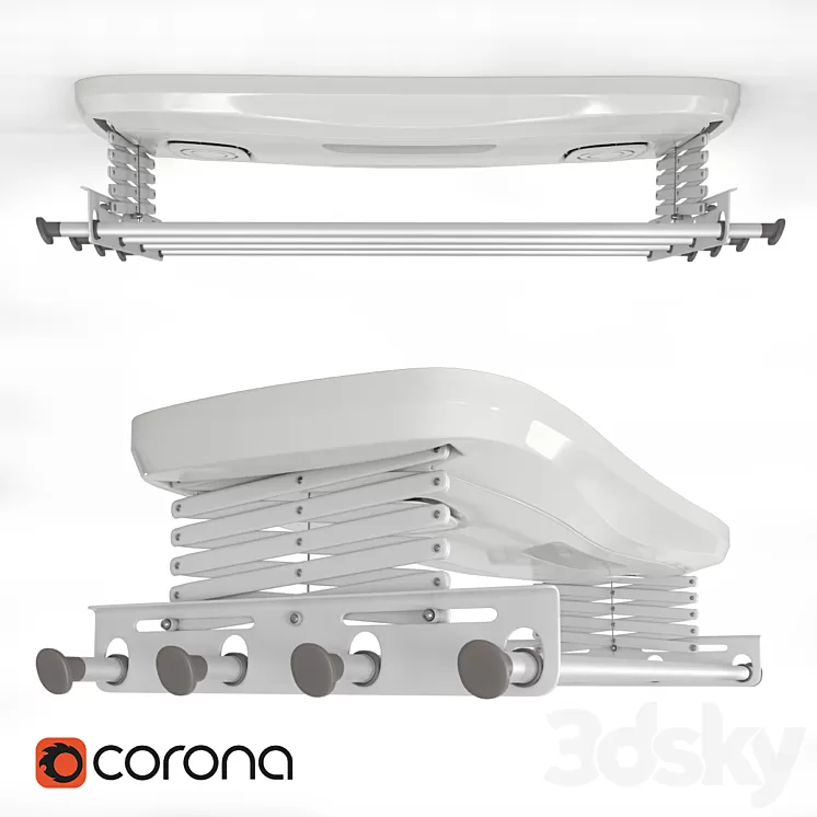 Automatic clothes dryer SensPa Marmi Compact 3D Model