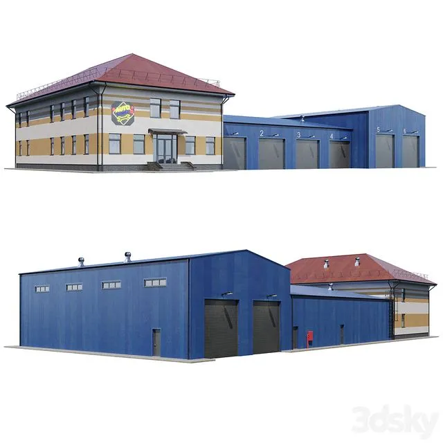 Autoservice V2 3D Model