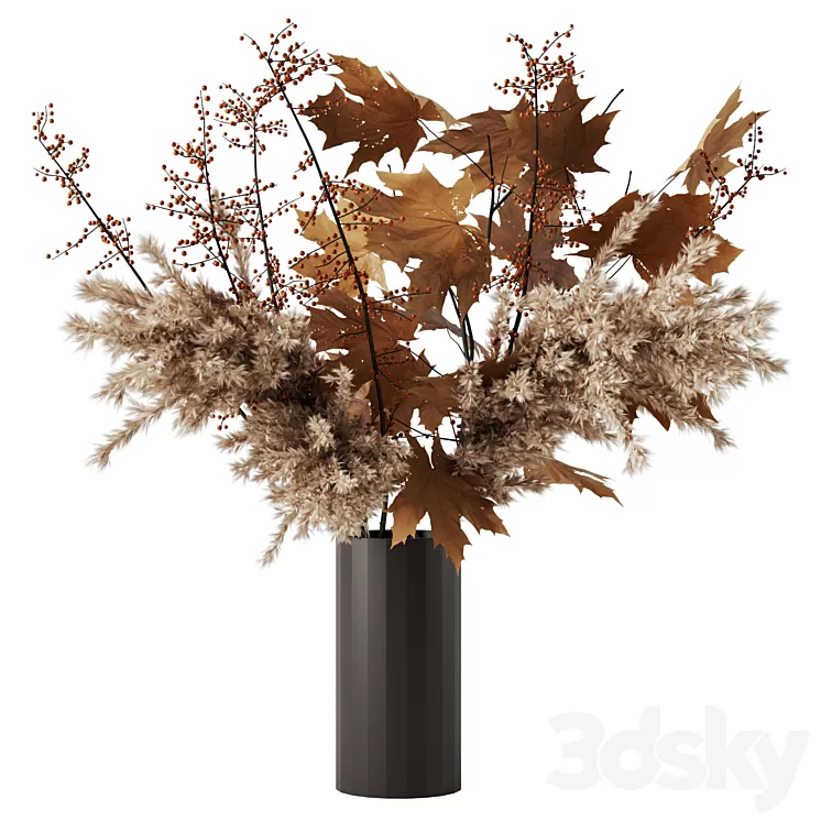 Autumn bouquet 3D Model Free Download