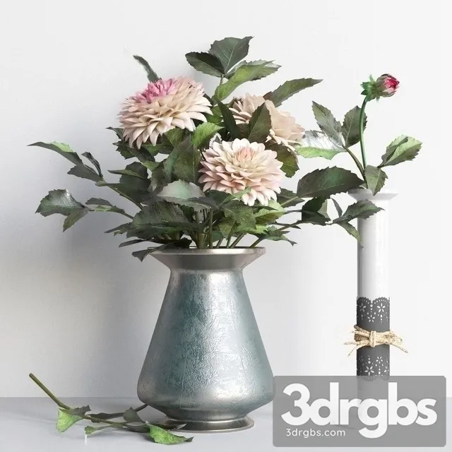 Autumn Bouquet Set 3D Model Download