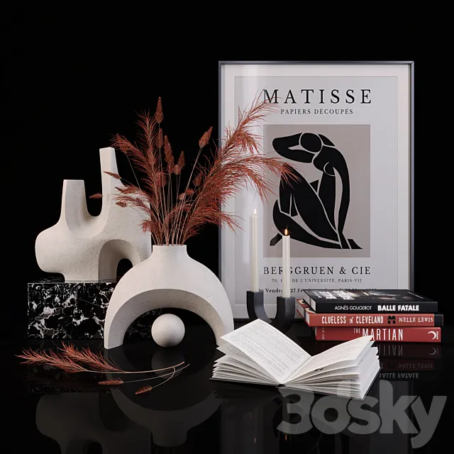 Autumn decor set 04 3D Model