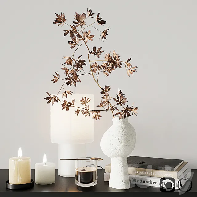 Autumn decorative set 3DModel