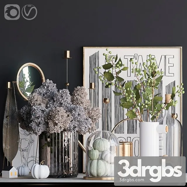 Autumn Decorative Set 6 3D Model Download Autumn Decorative Set 6 3D Model Download