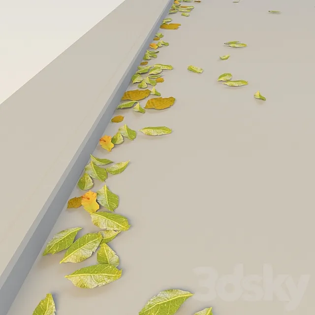 Autumn leaves 3DModel Autumn leaves 3DModel