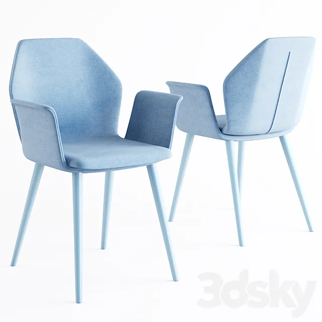 Ava Armchair by Bross 3D Model Ava Armchair by Bross 3D Model