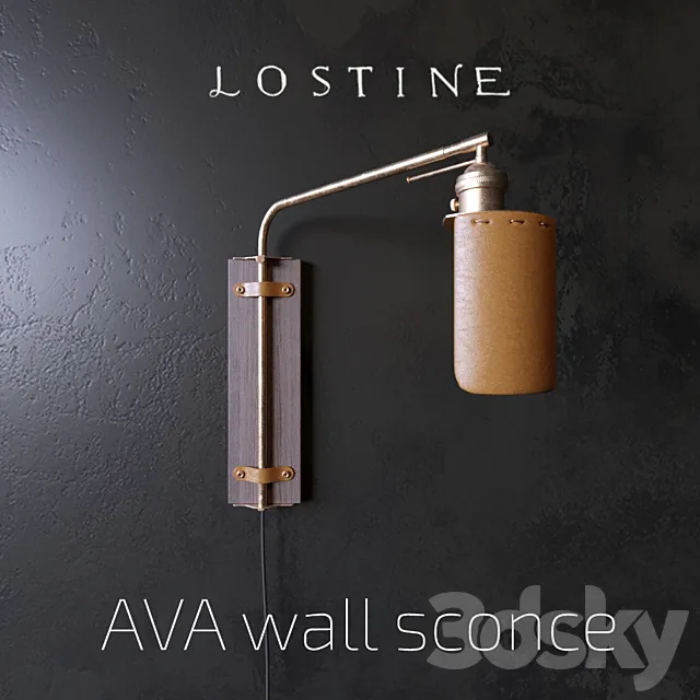 Ava Wall Sconce Sconce 3D Model Ava Wall Sconce Sconce 3D Model