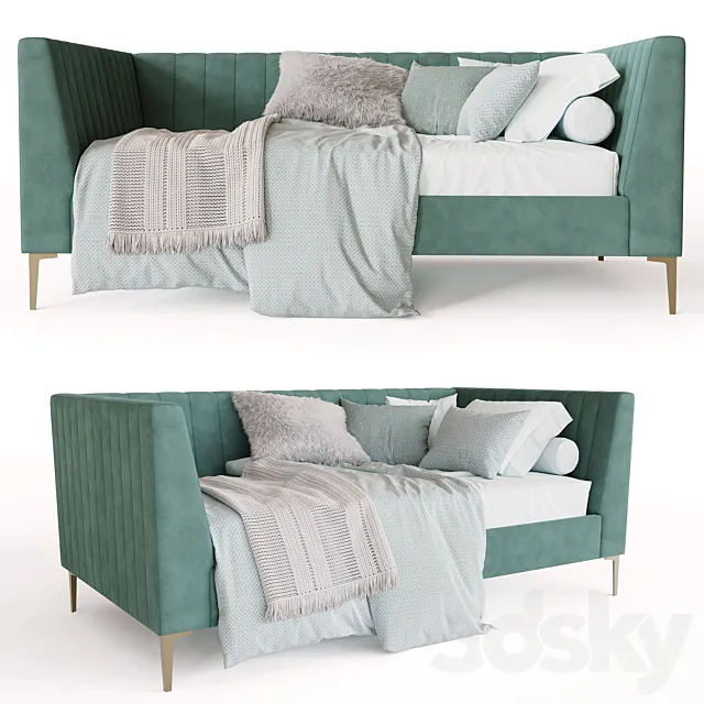 Avalon daybed 3D Model Avalon daybed 3D Model