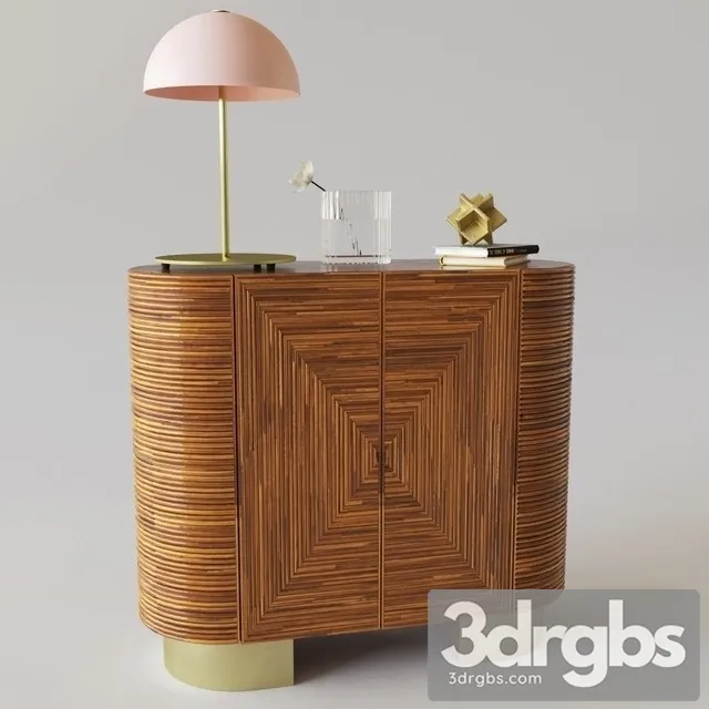 Avalon Rattan Bar 3D Model Download