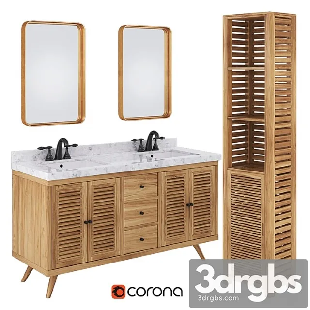 Avanity Harper Vanity Combo 3D Model Download Avanity Harper Vanity Combo 3D Model Download