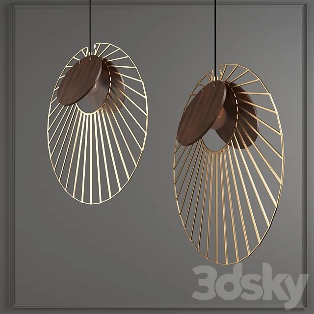 Avant-garde lamp Magdalena 3DModel