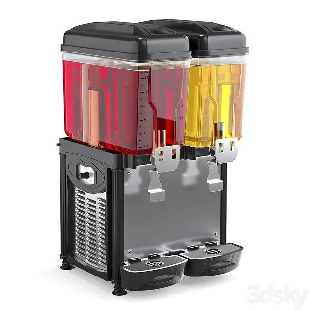 Avantco D3G-2 Refrigerated Beverage Dispenser 3D Model