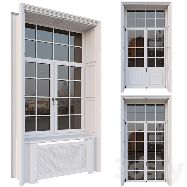 AVE Classic French Windows 3DModel