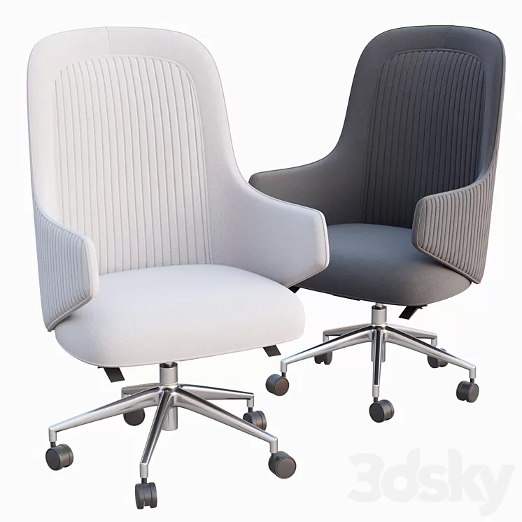 AVE Diva Office Chair 3D Model AVE Diva Office Chair 3D Model