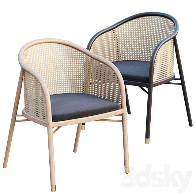 AVE Fauteuil Jaune Cavallo 3D Model