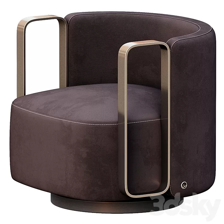 AVE FENDY Cassa Kelly Bracelet Armchair 3D Model