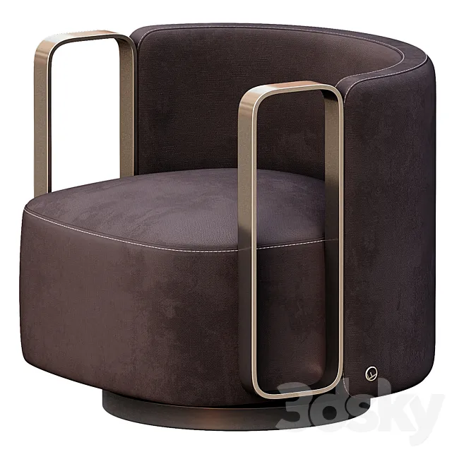 AVE FENDY Cassa Kelly Bracelet Armchair 3DModel