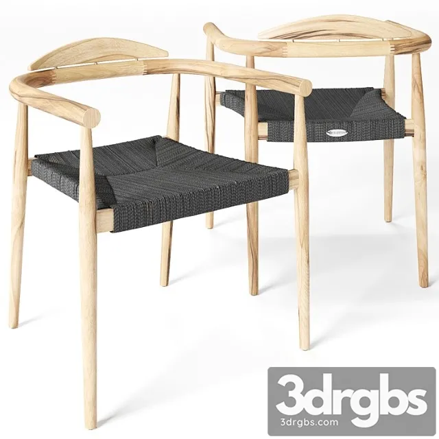 Ave Gloster Dansk Stacking Chair 3D Model Download