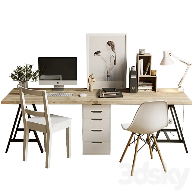 AVE IKEA WorkSpace 3DModel