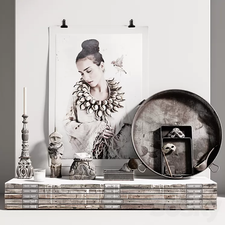 AVE Paulina Arcklin Decorative Set 3D Model