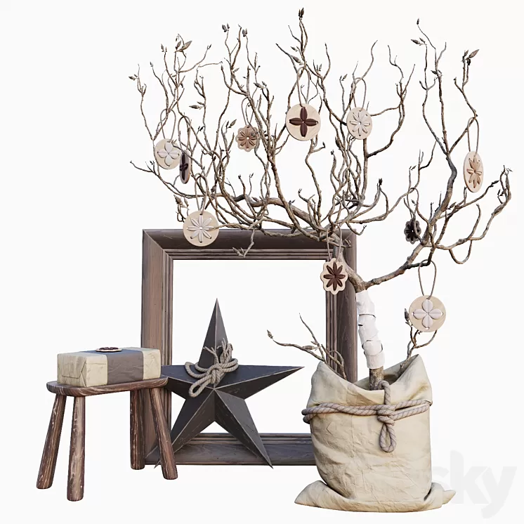 AVE Scandinavian Christmas 3D Model AVE Scandinavian Christmas 3D Model