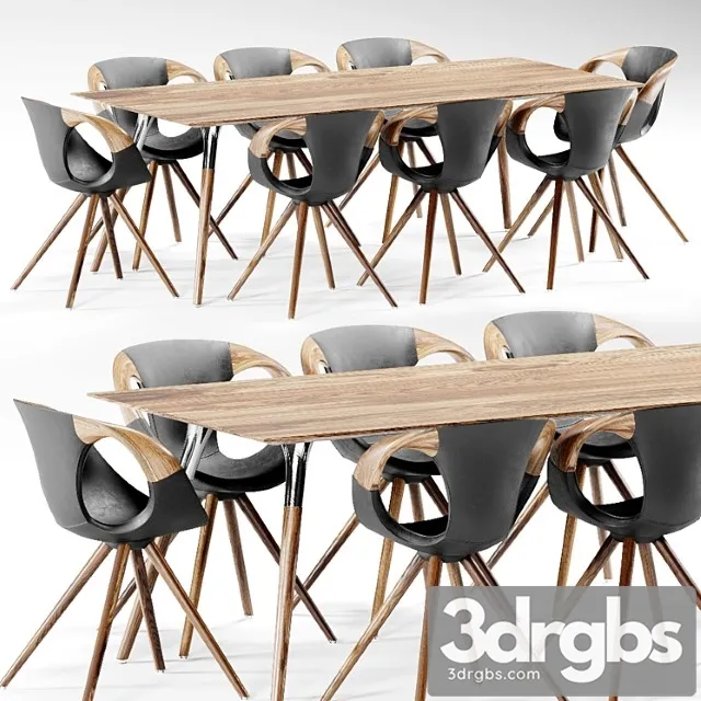 Ave tonon up chair & salt and pepper table 2 3D Model Download Ave tonon up chair & salt and pepper table 2 3D Model Download