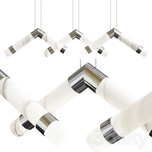 Avedu led linear pendant light 3DModel