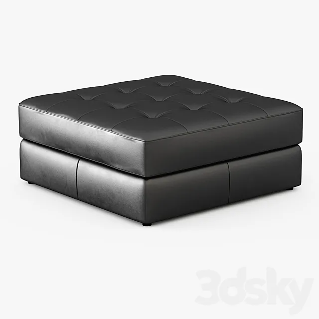 Aventura Ottoman 3DModel Aventura Ottoman 3DModel