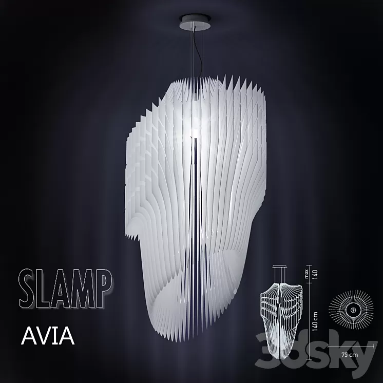 Avia Chandelier by Slamp